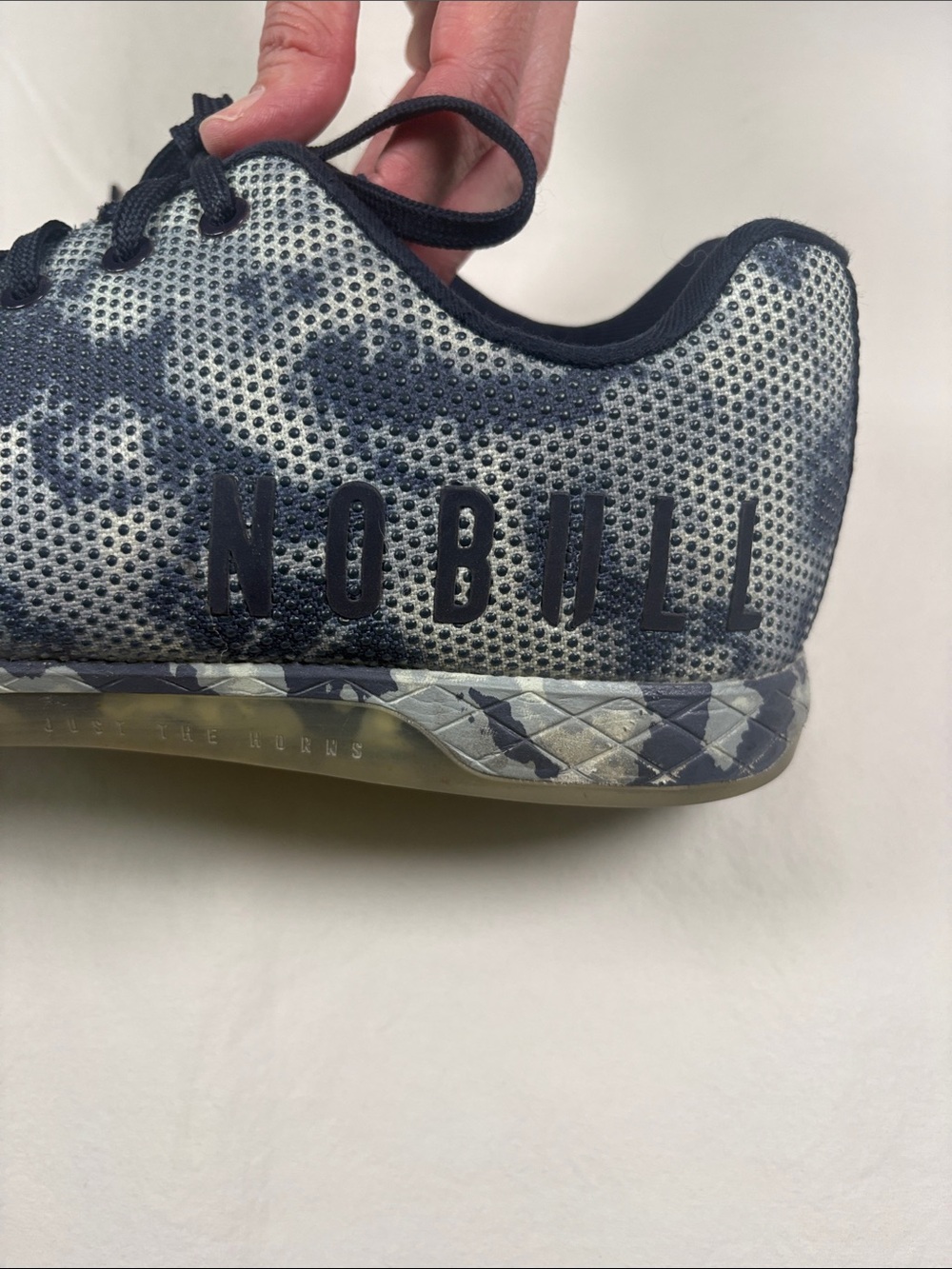 NOBULL Navy Camo Knit Training Shoes - Picture 7 of 8
